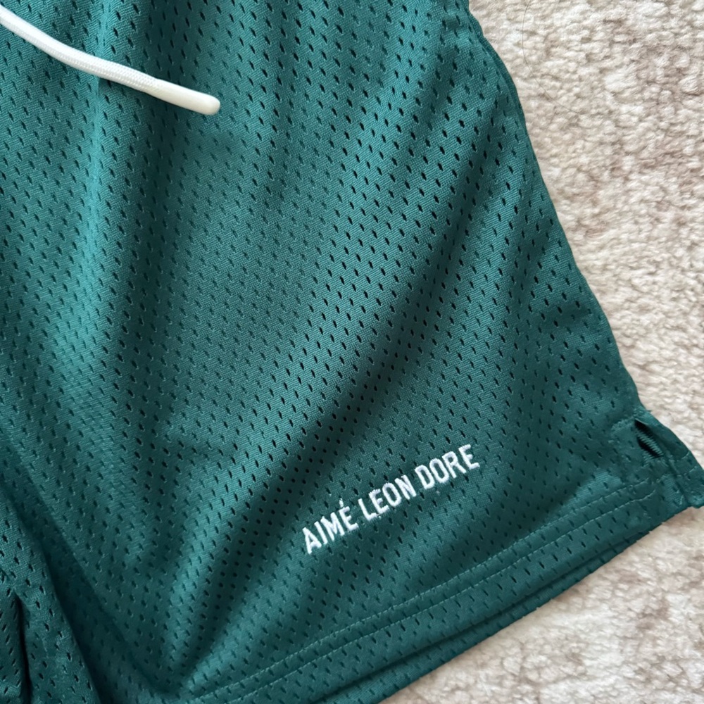 Aime Leon Dore Dark Teal Athletic Shorts - Picture 2 of 7